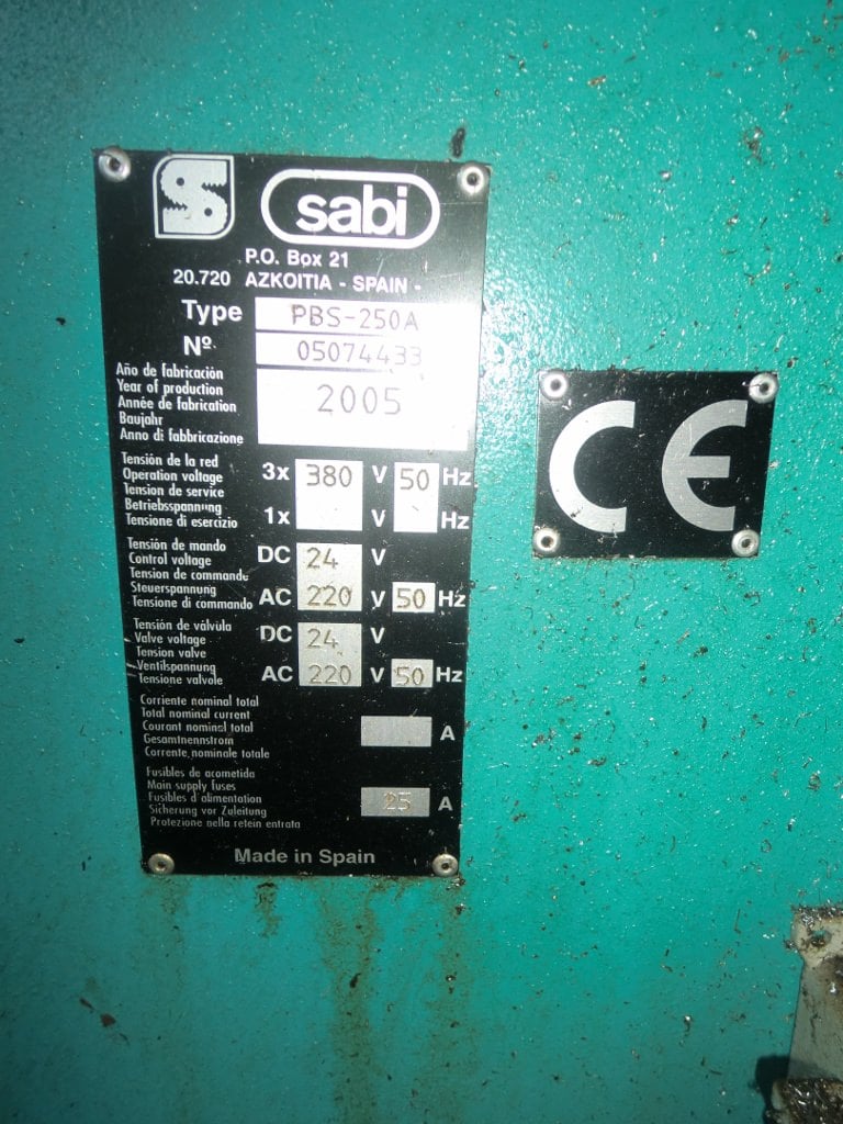 SABI PBS 250 A  2005